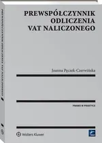 Prewspółczynnik odliczenia VAT naliczonego - Joanna Pęczek-Czerwińska