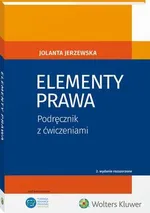 Elementy prawa. Podręcznik z ćwiczeniami - Jolanta Jerzewska