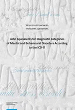Latin Equivalents for Diagnostic Categories of Mental and Behavioural Disorders According to the ICD - Katarzyna Jóskowska