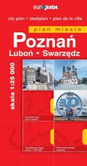 Poznań Swarzędz Luboń Plan miasta 1:25 000 laminowany