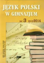 Język Polski w Gimnazjum numer 3 2013/2014