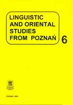 Linguistic and oriental studies from Poznań cz.6