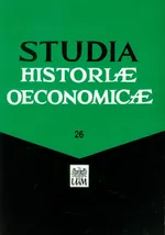 Studia Historiae Oeconomicae 26