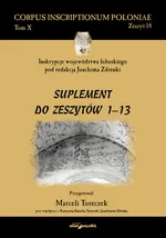 Inskrypcje województwa lubuskiego pod redakcją Joachima Zdrenki - Marceli Tureczek