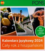 Kalendarz językowy 2024 Cały rok z hiszpańskim PONS
