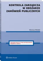 Kontrola zarządcza w obszarze zamówień publicznych - Mariusz Wolski