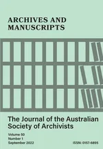 Archives and Manuscripts Vol. 50 No. 1