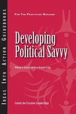 Developing Political Savvy - William A. Gentry