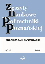Organizacja i Zarządzanie, 2008/50 - Praca zbiorowa