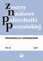 Organizacja i Zarządzanie, 2007/48 - Praca zbiorowa