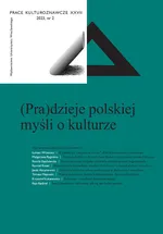 Prace Kulturoznawcze XXVII 2023 nr2 - Krzysztof Łukasiewicz