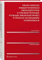 Prawa dziecka pokrzywdzonego przestępstwem w polskim systemie wymiaru sprawiedliwości w świetle standardów europejskich - Cezary Kulesza