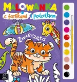 Malowanka z farbkami i pędzelkiem Zwierzęta - Anna Podgórska