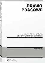 Prawo prasowe - Joanna Sieńczyło-Chlabicz