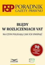Błędy w rozliczeniach VAT - Krzysztof Burzyński