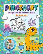 Magnesy do kolorowania Dinozaury - Elżbieta Korolkiewicz