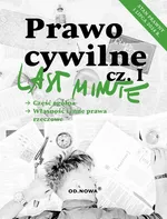Last minute. Prawo cywilne cz1 - Bogusław Gąszcz