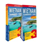 Wietnam Kambodża Laos 3w1 przewodnik + atlas + mapa - Jakub Królczyk