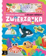 Zwierzątka Książeczka sensoryczna z filcowymi naklejkami - Bogusław Michalec