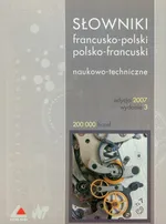 Słowniki francusko-polski polsko-francuski Naukowo-techniczne
