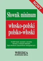 Słownik minimum włosko-polski polsko-włoski - Outlet - Anna Jedlińska