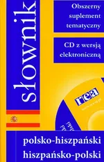 Słownik polsko hiszpański hiszpańsko polski z płytą CD