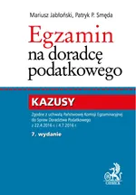 Egzamin na doradcę podatkowego Kazusy - Mariusz Jabłoński