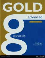 Gold Advanced Coursebook with 2015 exam specifications - Sally Burgess