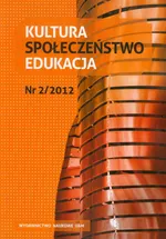 Kultura Społeczeństwo Edukacja 2/2012