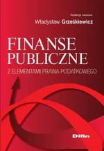 Finanse publiczne z elementami prawa podatkowego