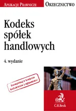 Kodeks spółek handlowych Orzecznictwo - Justyna Witas