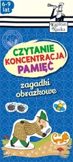 Zagadki obrazkowe Czytanie Koncentracja Pamięć 6-9 lat - Outlet - Magdalena Trepczyńska
