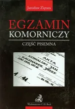 Egzamin komorniczy część pisemna - Jarosław Ziętara