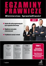 Egzaminy prawnicze Ministerstwa Sprawiedliwości 2017 Tom 4 Wzory pism z komentarzami - Magda Matuszewska