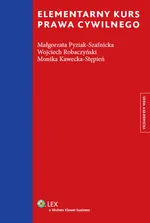 Elementarny kurs prawa cywilnego - Outlet - Monika Kawecka-Stępień