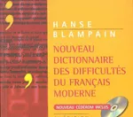 Nouveau Dictionnaire des difficultes du Francais moderne + płyta CD ROM - Daniel Blampain