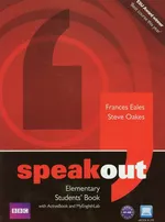Speakout Elementary Students' Book with ActiveBook and MyEnglishLab z płytą DVD - Frances Eales