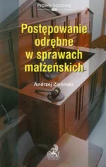 Postępowanie odrębne w sprawach małżeńskich - Andrzej Zieliński