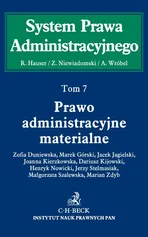 Prawo administracyjne materialne Tom 7 - Zofia Duniewska