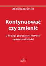 Kontynuować czy zmienić - Outlet - Andrzej Karpiński