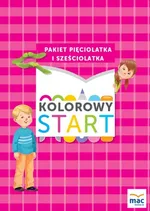 Kolorowy start Pakiet pięciolatka i sześciolatka plus język angielski BOX - Wiesława Żaba-Żabińska