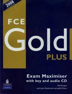 FCE Gold Plus Exam maximiser with key + CD - Sally Burgess