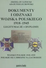 Dokumenty i odznaki Wojska Polskiego 1918 - 1945 Legitymacje i dyplomy - Zdzisław Sawicki
