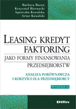 Leasing kredyt faktoring jako formy finansowania przedsiębiorstw - Barbara Baran