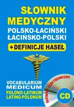 Słownik medyczny polsko-łaciński łacińsko-polski + definicje haseł + CD (słownik elektroniczny) - Justyna Baran
