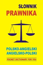 Słownik prawnika polsko angielski angielsko polski - Jacek Gordon