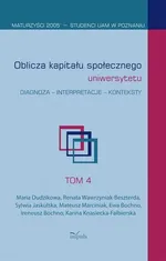 Oblicza kapitału społecznego uniwersytetu - Outlet - Ewa Bochno