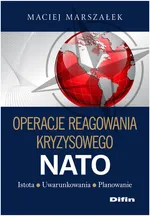 Operacje reagowania kryzysowego NATO - Maciej Marszałek