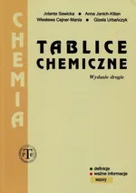 Tablice chemiczne - Wiesława Cejner-Mania