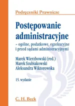 Postępowanie administarcyjne - Outlet - Marek Szubiakowski
